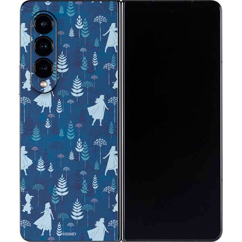 Disney Frozen II Frozen II Pattern Galaxy Z Fold4 5G Skin